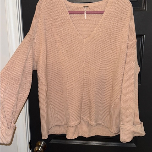 Free People Beige Knit Sweater - Picture 3 of 3